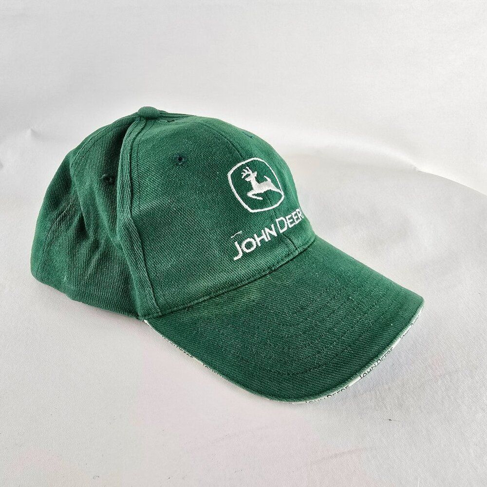 John Deere K Products Hat Green Embroidered Tractors Farm Equipment Ball Cap